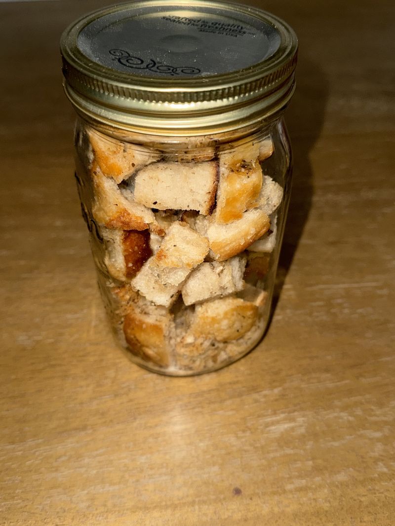 Jar of Croutons